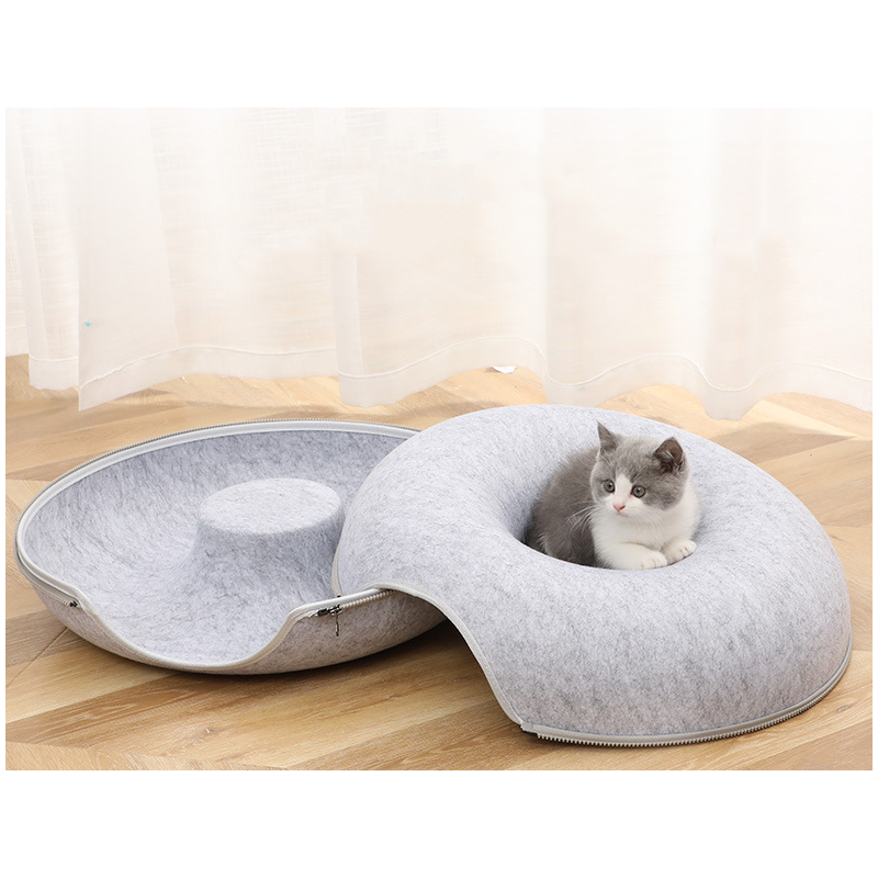 Cat tunnel outlet bed