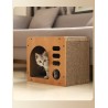 Cat Scratcher Lounge,Cardboard Cat Scratcher for Indoor Cats up to 20Lbs