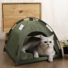 Tente de Camping pour Chat 40*40*35cm Vert
