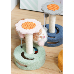 小型猫爬架玩具 粉蓝双拼