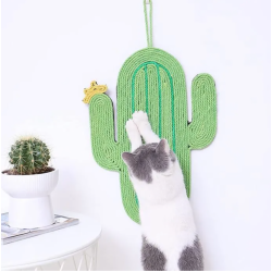 Hanging Sisal Cat Scratch Post Design Cactus Cat Mat