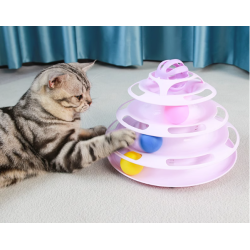 猫玩具转盘轨道球